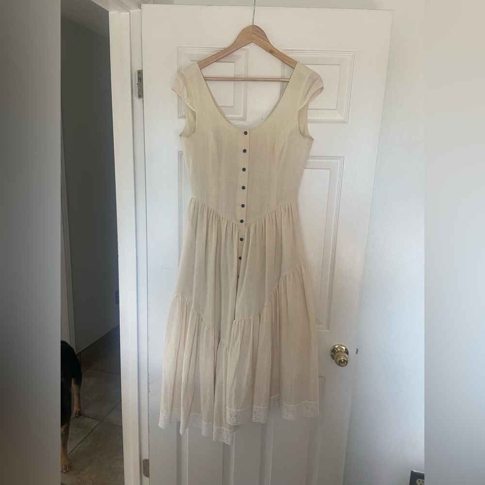 Of her own kind Claudette in 100% organic kala cotton crepe size medium